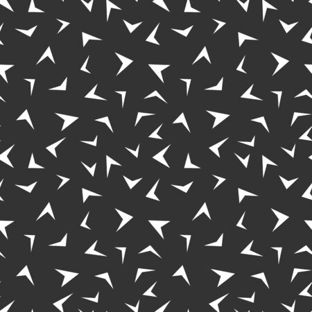 Abstract seamless pattern of arrows. Endless background of spikes. Vector backdropのイラスト素材