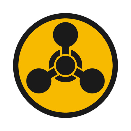 Chemical weapon warning, hazard signの素材 [FY31074784670]