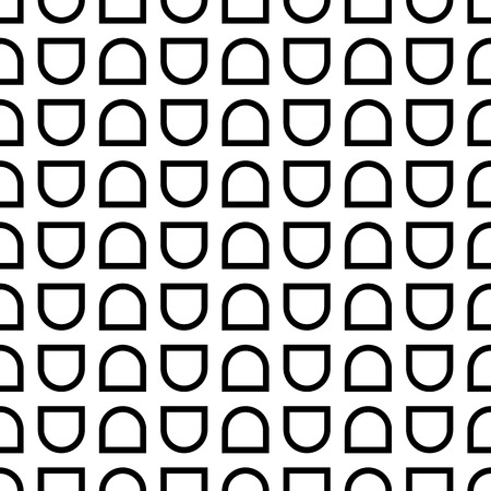 Seamless mesh, grid, cage pattern. Truchet tiled background. Geometric backdropのイラスト素材