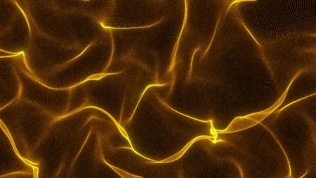 Abstract flowing smooth fractal waves background.の写真素材