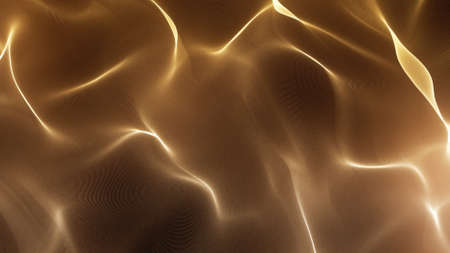 Abstract flowing smooth fractal waves background.の写真素材