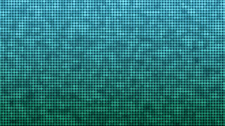 Abstract grid type background from glowing, flickering glitter dots. Mesh of circlesの写真素材