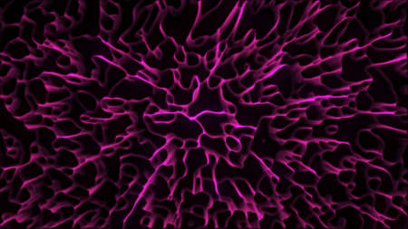 Abstract flowing smooth fractal waves background. Seaweed likeの写真素材