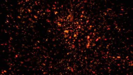 Blinking particles turbulent vortex. Swirl sparkles explosion backgroundの写真素材