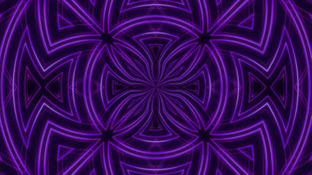 Abstract tribal background. Symmetric kaleidoscope backdrop from hypnotic rays.の写真素材