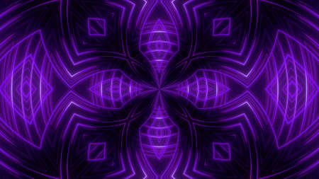 Abstract tribal background. Symmetric kaleidoscope backdrop from hypnotic rays.の写真素材