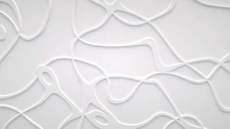 Smooth fractal noise striped waves on the surface. Bright, milky background.の写真素材