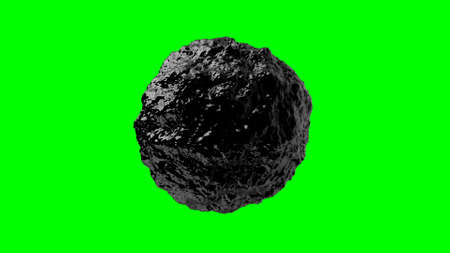 Fluid liquid blob, metaball morph. Scatter and flow of glossy liquid deform organic molecule.の写真素材