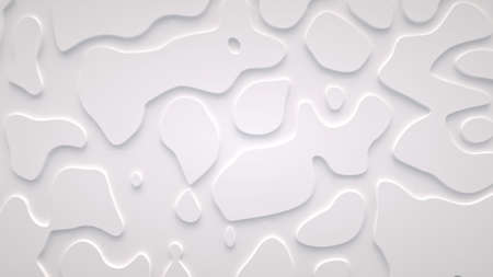 Smooth fractal noise striped waves on the surface. Bright, milky background.の写真素材