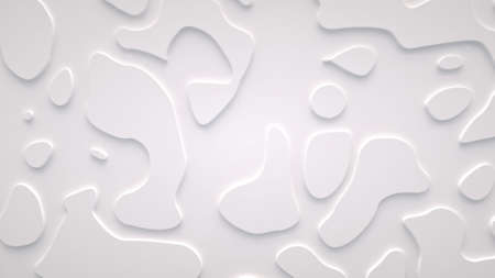 Smooth fractal noise striped waves on the surface. Bright, milky background.の写真素材