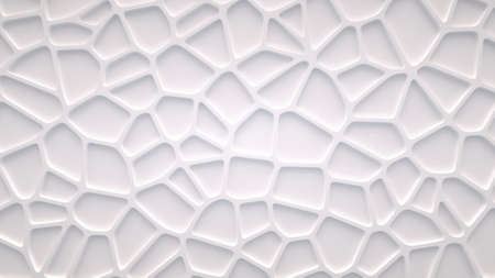 Smooth fractal noise striped elements on the surface. Bright, milky background.の写真素材