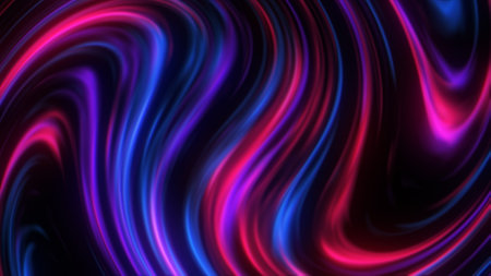 Fractal colorful swirl stripped backgroundの写真素材