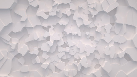 Pieces of fractured, broken surface.の写真素材