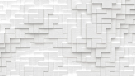 Background from random cubes, blocksの写真素材