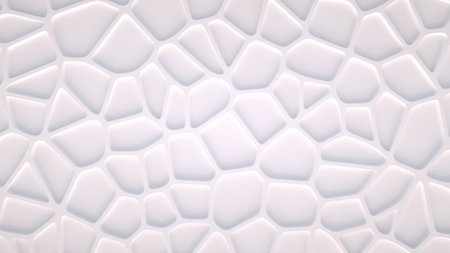 Smooth fractal noise striped waves on the surface. Bright, milky background.の写真素材