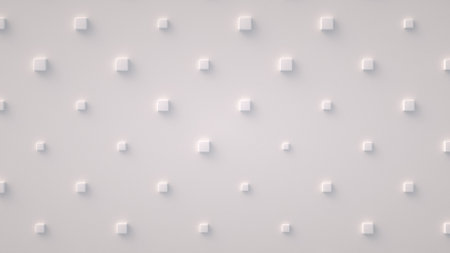 Abstract background with cubes on light ivory, porcelain surface.の写真素材