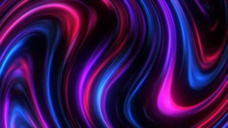 Fractal colorful swirl stripped backgroundの写真素材