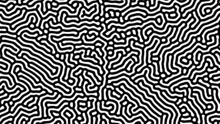 Reaction organic diffusion pattern. cell division.の写真素材