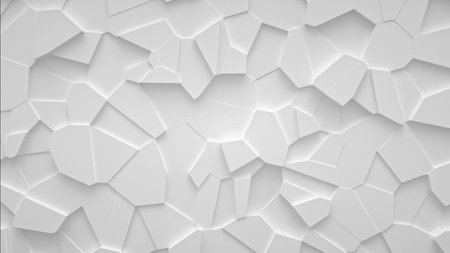 Pieces of fractured, broken surface.の写真素材