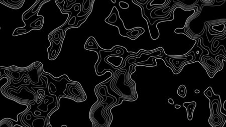 fractal lines background. Topographic map like abstract backdropの写真素材