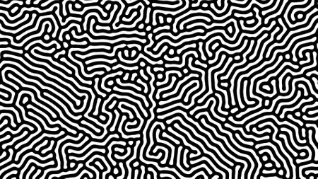 Reaction organic diffusion pattern. cell division.の写真素材