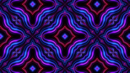 Fractal swirl stripped background. Kaleidoscopeの写真素材