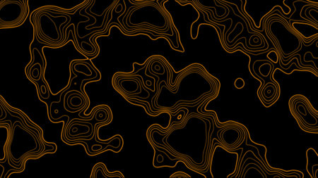 fractal lines background. Topographic map like abstract backdropの写真素材
