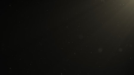 Flickering abstract particles. dust background.の写真素材