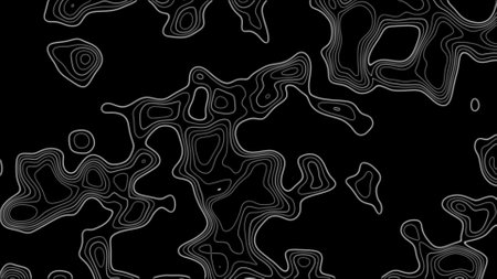 fractal lines background. Topographic map like abstract backdropの写真素材