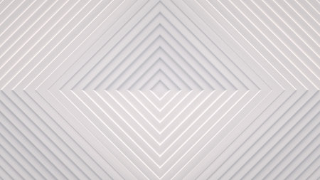 Wave from concentric polygons, rings on the surface. Bright, milky radio wave abstract background