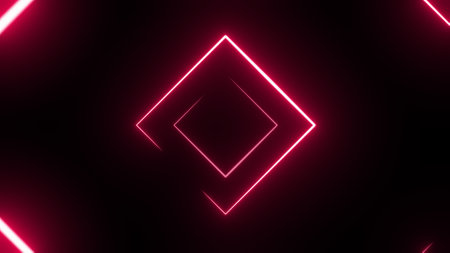 Colorful glow strokes. Neon lightの写真素材