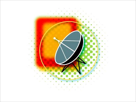 Satellite dishのイラスト素材