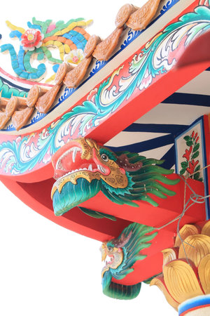 Chinese style dragon statue 