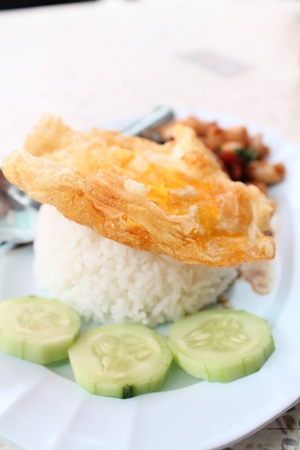 Minced Pork with Thai food.の写真素材