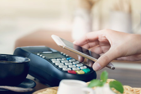 mobile technology debit cash online payment exchange shopping network banking
