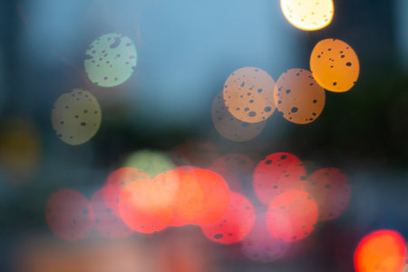 Bokeh Blurred background bokeh and weatherの写真素材