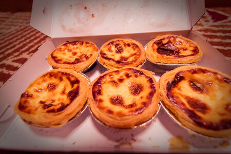 EGG TART this is desserts food at Macao Chaina.の写真素材