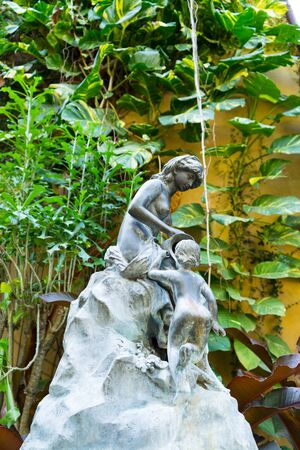 The Statue of a woman with a childの写真素材