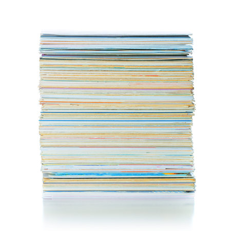 business cards on the table isolated