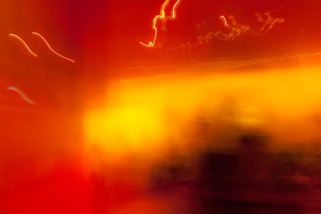 abstract yellow and red color blurred backgroundの写真素材