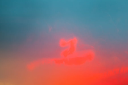 red blurred abstract color background