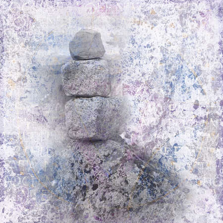 textured artistic abstract background for creative artworksの写真素材