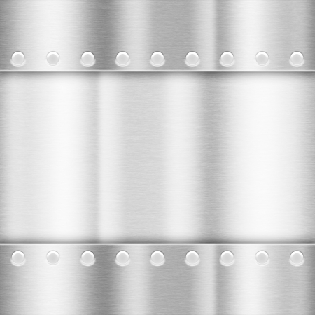 light gray background of metal illustrationの写真素材