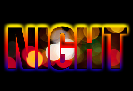 night lights abstract color backgroundの写真素材