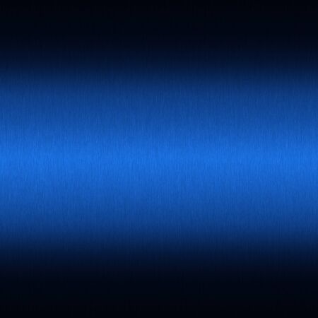 Brushed metal texture background with abstract blue surfaceの写真素材