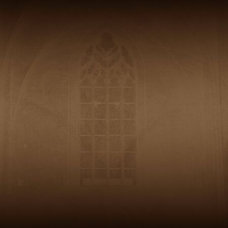 Vintage dark brown background, abstract texture, antique gothic styleの写真素材
