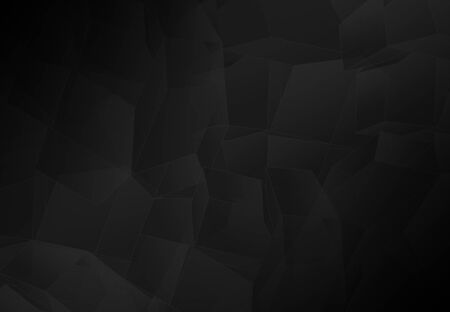 Abstract dark gray polygonal mosaic background, creative design templateの写真素材