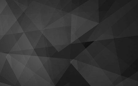 Abstract dark gray polygonal mosaic background, creative design templateの写真素材