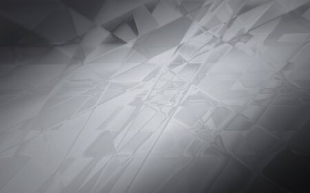 Abstract dark geometric background, black and gray backdropの写真素材