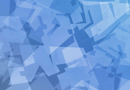 Abstract light blue polygonal mosaic background, empty backdrop with place for contentの写真素材